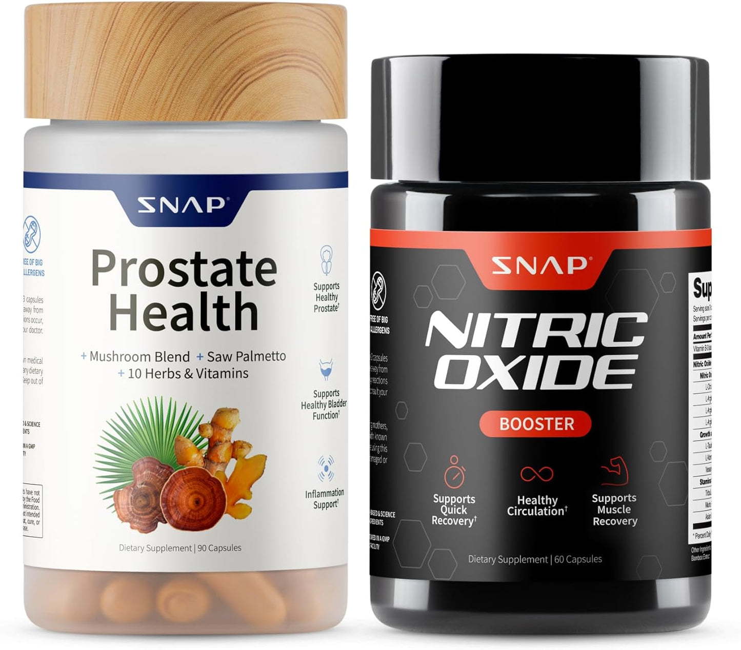 Snap Prostate Health + Snap Nitric Oxide Combo