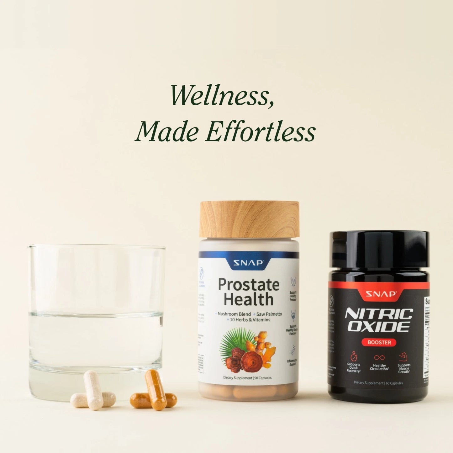 Snap Prostate Health + Snap Nitric Oxide Combo